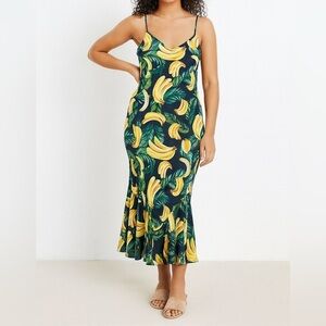 Show Me Your Mumu Bella Gone Bananas Midi Slip Dress